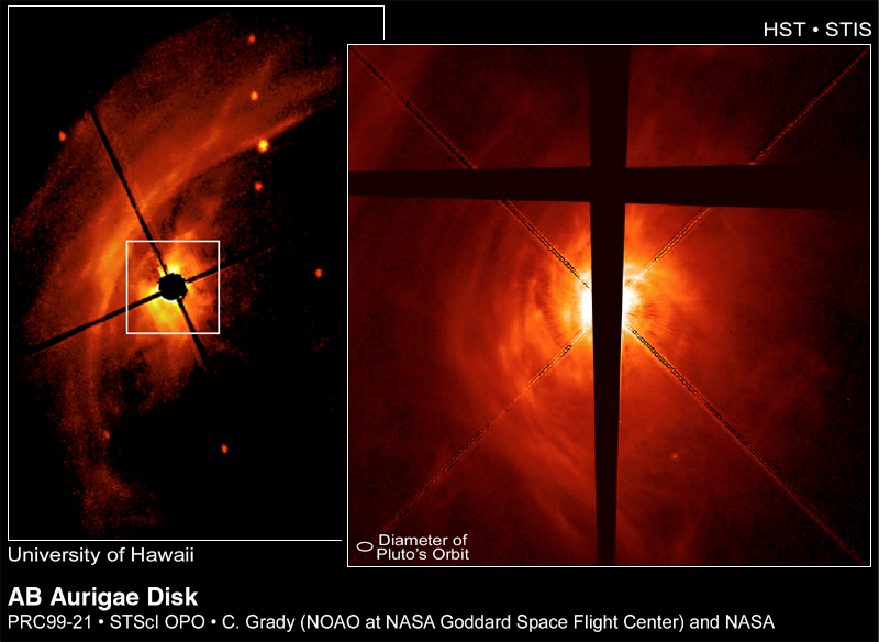 Illustration for article titled Hubble photos capture the formation of planetary systems